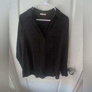 Pleione Classic Black Blouse